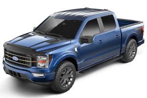 Ford F150 Hood Deflector - Husky Liners - Aeroskin II - Matte Black - `24-`25